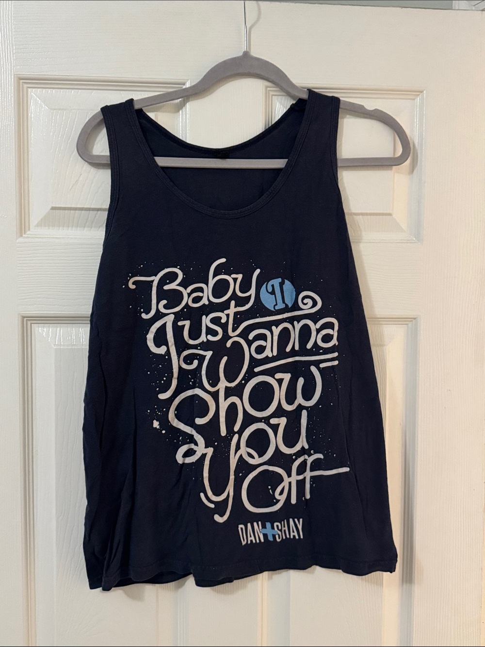 Navy Graphic Tank Top - Dan + Shay